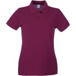 Fruit of the Loom - Polo - Femme (Rouge sang)