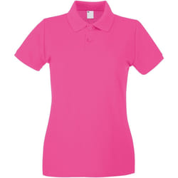 Fruit of the Loom - Polo - Femme (Rose électrique)