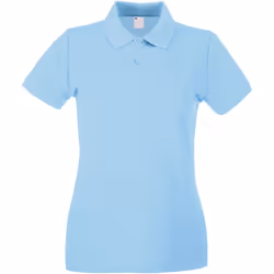Fruit of the Loom - Polo - Femme (Bleu clair)