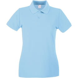 Fruit of the Loom - Polo - Femme (Bleu clair)