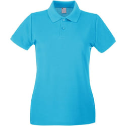 Fruit of the Loom - Polo - Femme (Cyan)