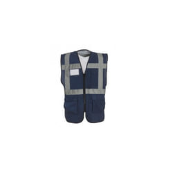 Yoko - Gilet de sécurité - Unisexe (Bleu marine)