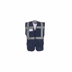 Yoko - Gilet de sécurité - Unisexe (Bleu marine)