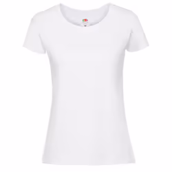 Fruit Of The Loom -T-Shirt - Femmes (Blanc)