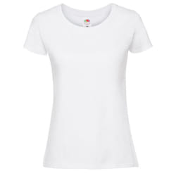 Fruit Of The Loom -T-Shirt - Femmes (Blanc)