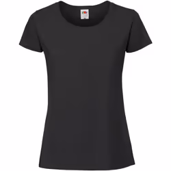 Fruit Of The Loom -T-Shirt - Femmes (Noir)