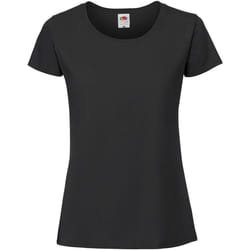 Fruit Of The Loom -T-Shirt - Femmes (Noir)