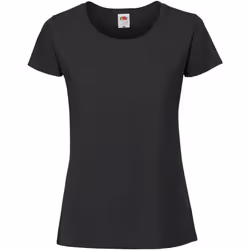 Fruit Of The Loom -T-Shirt - Femmes (Noir)