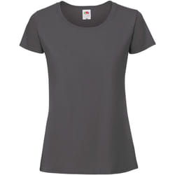 Fruit Of The Loom -T-Shirt - Femmes (Gris foncé)