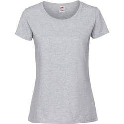 Fruit Of The Loom -T-Shirt - Femmes (Gris clair)