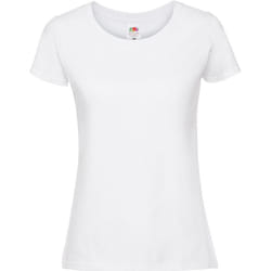 Fruit Of The Loom -T-Shirt - Femmes (Blanc)