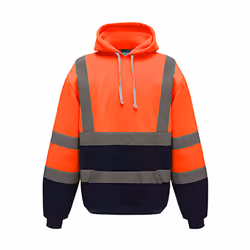 Yoko - Sweatshirt à capuche haute visibilité (Orange haute visibilité)