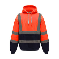Yoko - Sweatshirt à capuche haute visibilité (Orange haute visibilité)