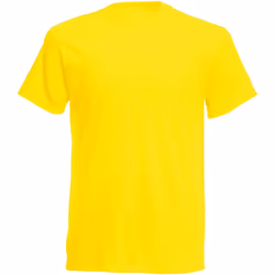 Fruit of the Loom - T-shirt ORIGINAL - Homme (Jaune)