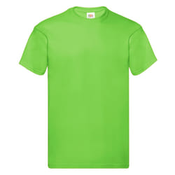 Fruit Of The Loom  - T-shirt manches courtes - Homme (Vert fluo)