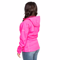 Trespass Siseley - Veste softshell imperméable - Femme (Rose) - Vue supplémentaire 3