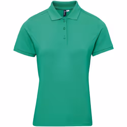 Premier - Polo COOLCHECKER PLUS - Femme (Vert)