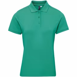 Premier - Polo COOLCHECKER PLUS - Femme (Vert)