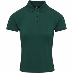 Premier - Polo COOLCHECKER PLUS - Femme (Vert bouteille)