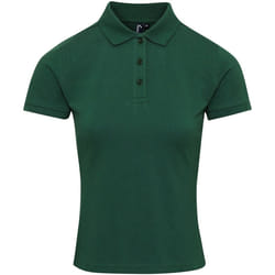 Premier - Polo COOLCHECKER PLUS - Femme (Vert bouteille)