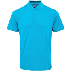 Premier - Polo piqué COOLCHECKER - Homme (Turquoise)