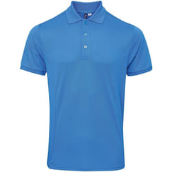 Premier - Polo piqué COOLCHECKER - Homme (Saphir)