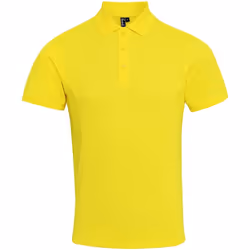 Premier - Polo piqué COOLCHECKER - Homme (Jaune)