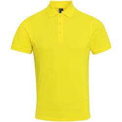 Premier - Polo piqué COOLCHECKER - Homme (Jaune)