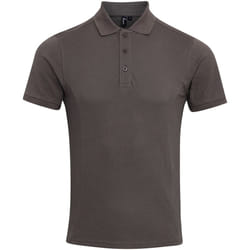Premier - Polo piqué COOLCHECKER - Homme (Gris foncé)