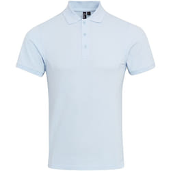 Premier - Polo piqué COOLCHECKER - Homme (Bleu clair)