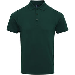 Premier - Polo piqué COOLCHECKER - Homme (Vert bouteille)