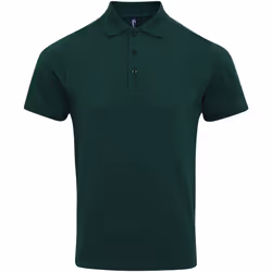 Premier - Polo piqué COOLCHECKER - Homme (Vert bouteille)