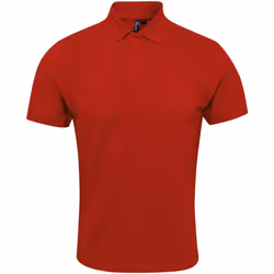 Premier - Polo piqué COOLCHECKER - Homme (Rouge)