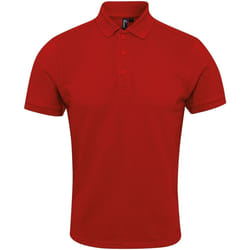 Premier - Polo piqué COOLCHECKER - Homme (Rouge)