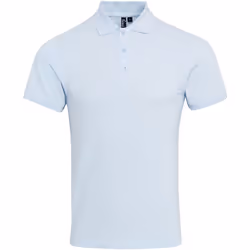 Premier - Polo piqué COOLCHECKER - Homme (Bleu clair)