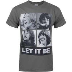 The Beatles - T-shirt ´Let it be´ - Homme (Gris foncé)