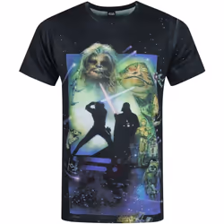Star Wars - T-shirt Le Retour du Jedi - Homme (Noir)