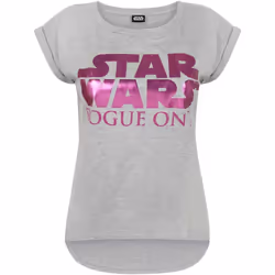 Star Wars - T-shirt - Femme (Gris / rose)