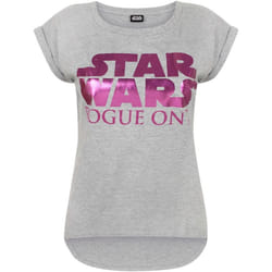 Star Wars - T-shirt - Femme (Gris / rose)