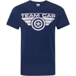 Captain America Civil War - T-shirt - Homme (Bleu marine)