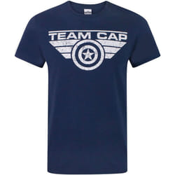 Captain America Civil War - T-shirt - Homme (Bleu marine)