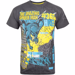 Spider-Man - T-shirt - Homme (Charbon)
