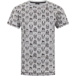Star Wars - T-shirt à imprimé Les Derniers Jedi - Homme (Gris)