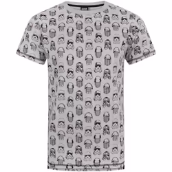 Star Wars - T-shirt à imprimé Les Derniers Jedi - Homme (Gris)