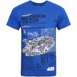 Star Wars - T-shirt ´Millennium Falcon´ - Homme (Bleu)