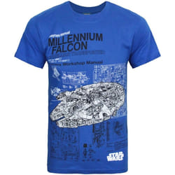 Star Wars - T-shirt ´Millennium Falcon´ - Homme (Bleu)