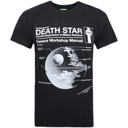 Star Wars - t-shirt à imprimé ´Haynes Manuals Death Star´ - Homme (Noir)