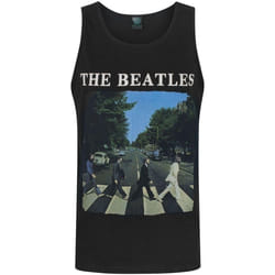 The Beatles - Débardeur officiel Abbey Road - Homme (Noir)