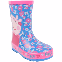 Peppa Pig - Bottes de pluie - Fille (Bleu/rose)