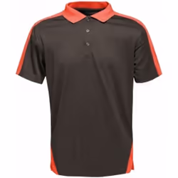 Regatta - Polo CONTRAST - Homme (Noir / rouge)